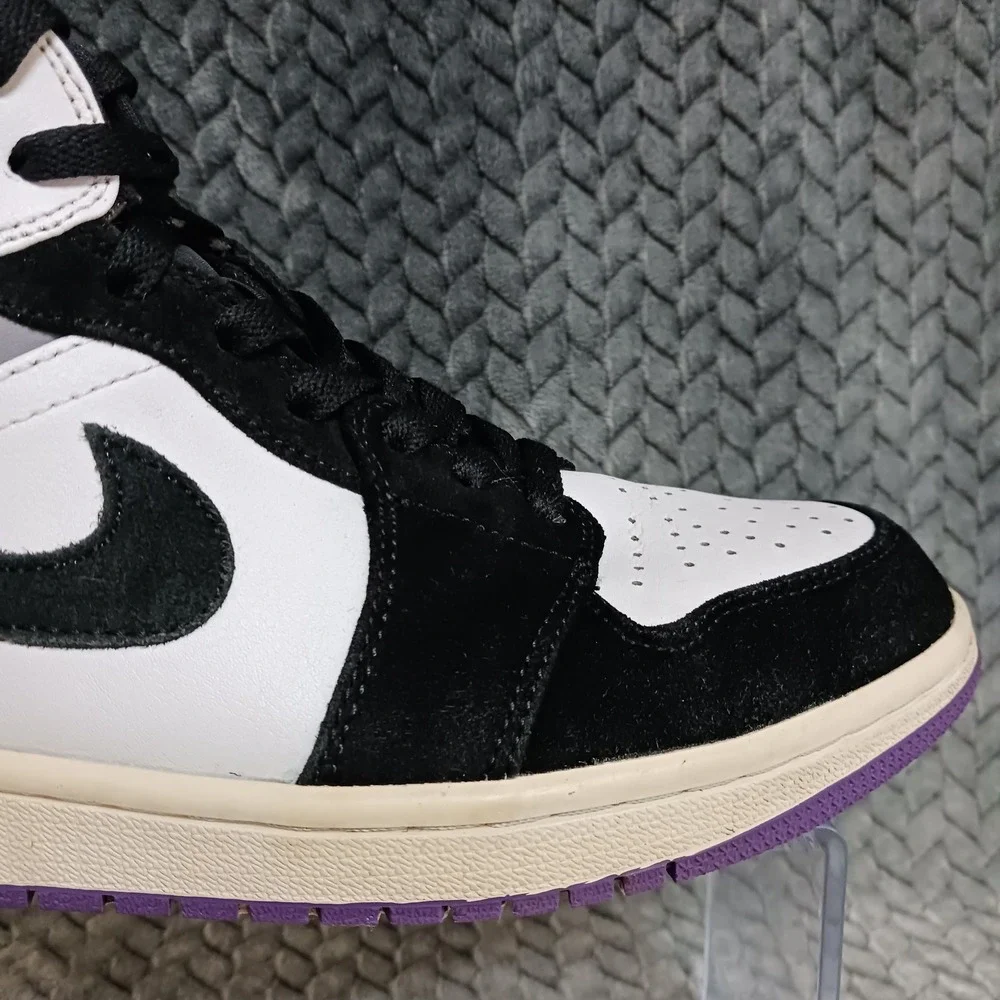 Air Jordan 1 Mid SE Varsity Purple Men's Sneakers Shoes Size 9